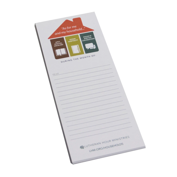 Vibrant Conversation Fridge Notepad